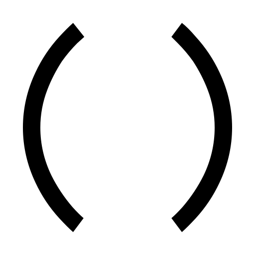 دانلود آیکون پرانتز
