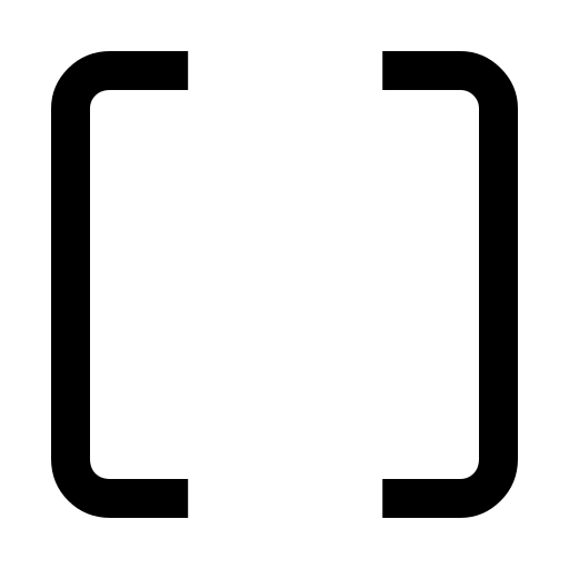 دانلود آیکون کروشه