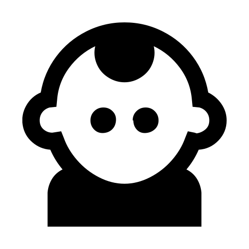 دانلود آیکون سر کودک