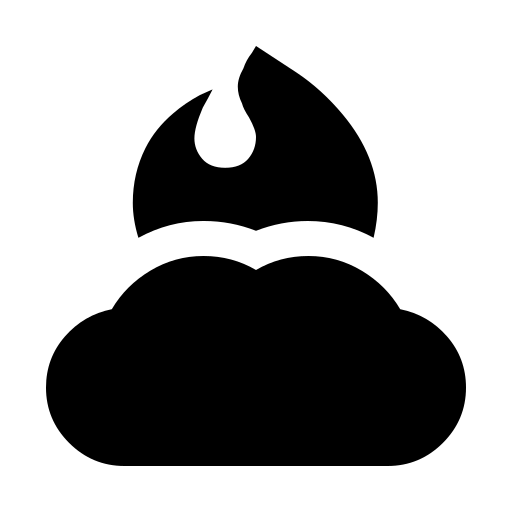 دانلود آیکون دود و آتش