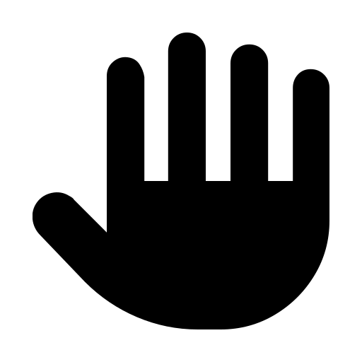 دانلود آیکون دست کاغذ