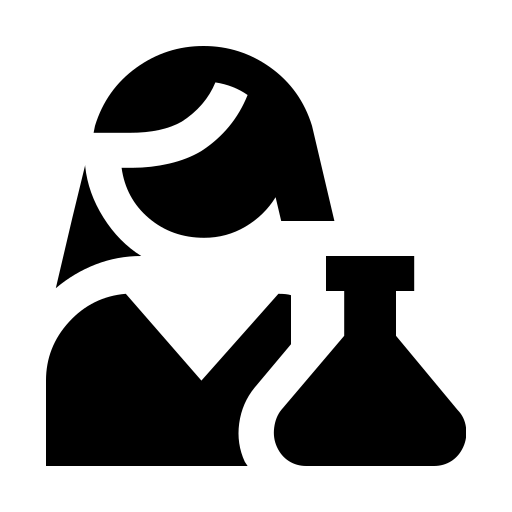 دانلود آیکون زن دانشمند