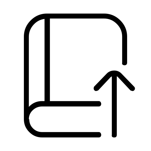 دانلود آیکون کتاب (فلش بالا)