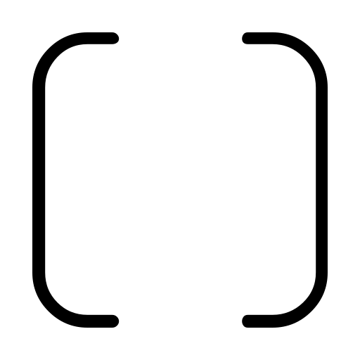 دانلود آیکون کروشه