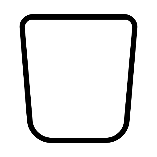 دانلود آیکون لیوان خالی