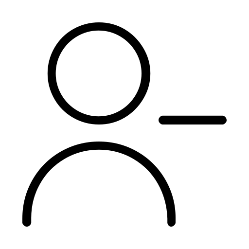 دانلود آیکون حذف کاربر