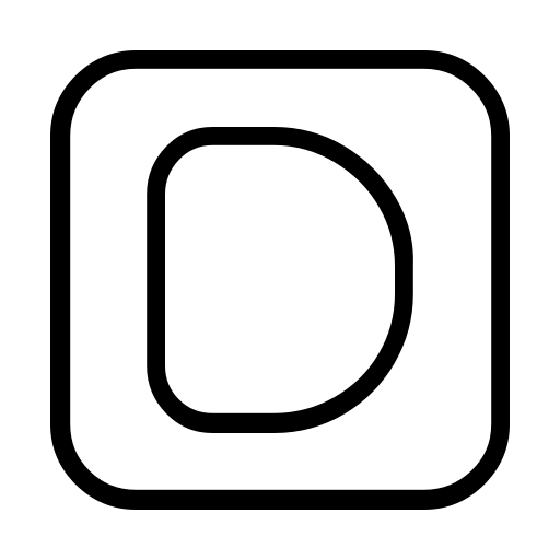دانلود آیکون مربع D