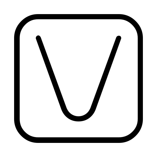 دانلود آیکون مربع V