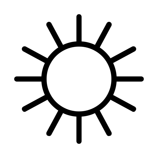 دانلود آیکون خورشید