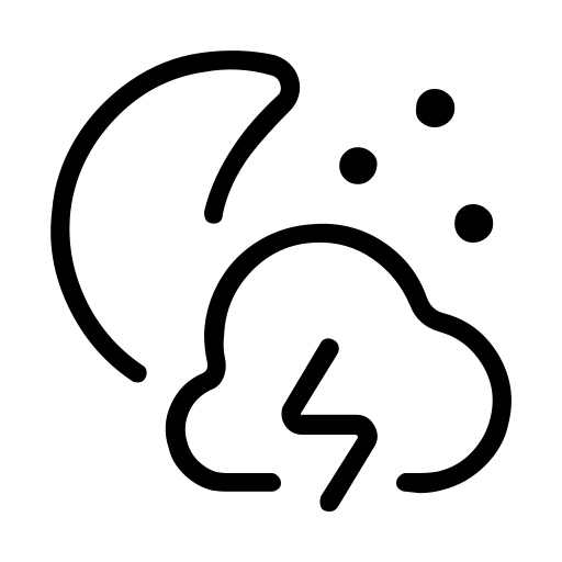 دانلود آیکون طوفان شبانه