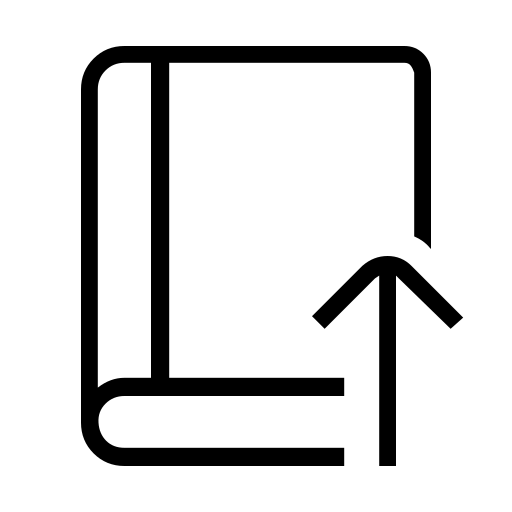 دانلود آیکون کتاب (فلش بالا)