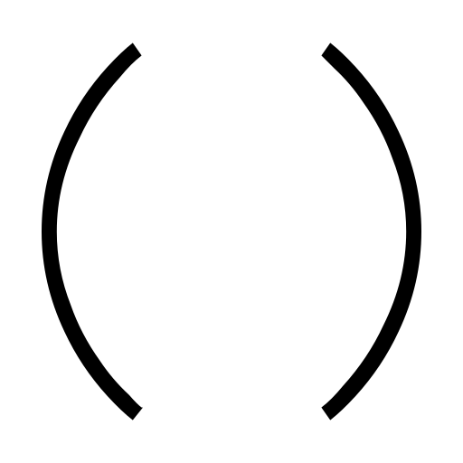 دانلود آیکون پرانتز