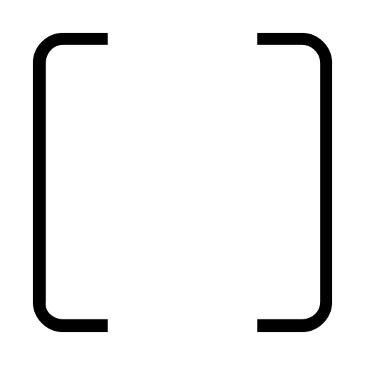 دانلود آیکون کروشه