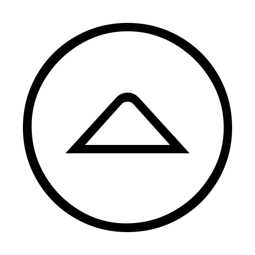 دانلود آیکون فلش بالا (دایره)