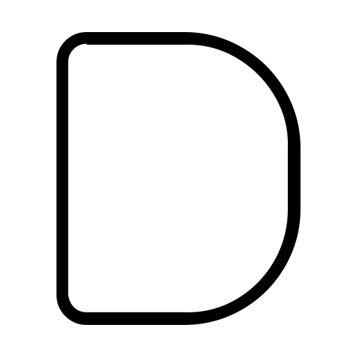 دانلود آیکون حرف د