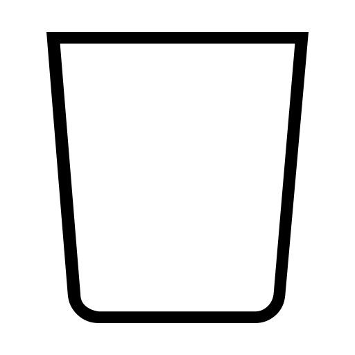 دانلود آیکون لیوان خالی