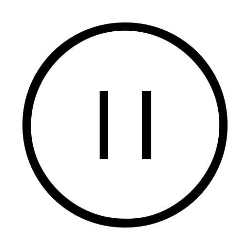 دانلود آیکون توقف (دایره)