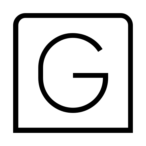 دانلود آیکون مربع G