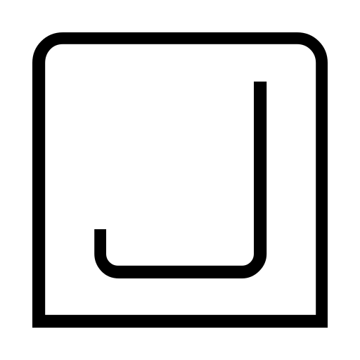 دانلود آیکون مربع حرف J