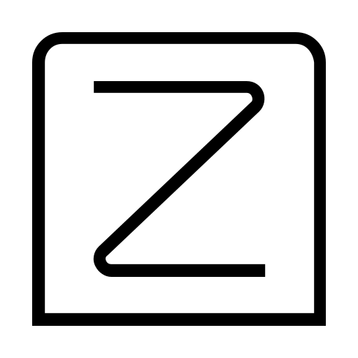 دانلود آیکون مربع Z